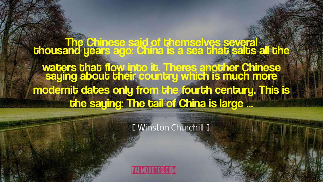 Travel To China quotes by Winston Churchill