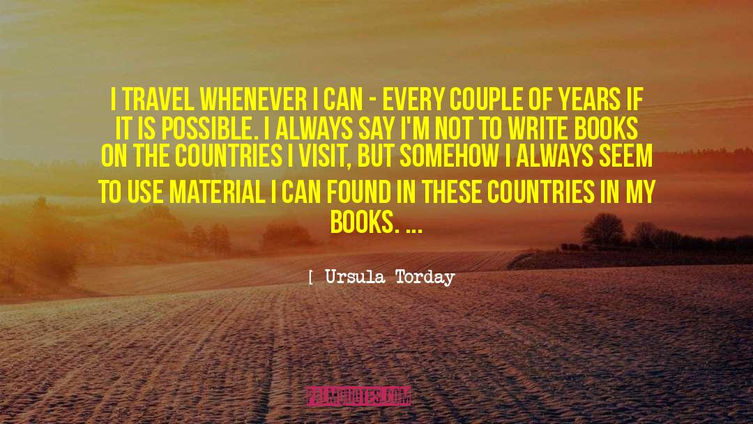 Travel Websites quotes by Ursula Torday