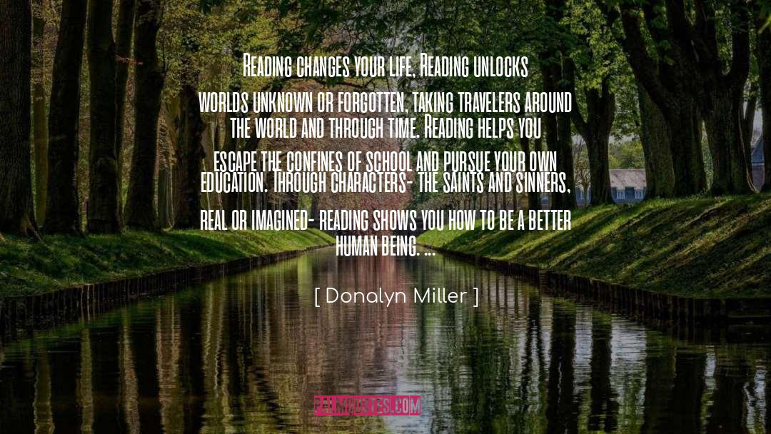 Traveler quotes by Donalyn Miller