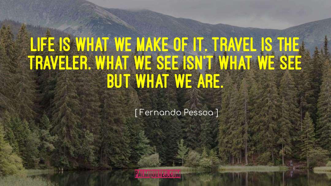 Traveler quotes by Fernando Pessoa