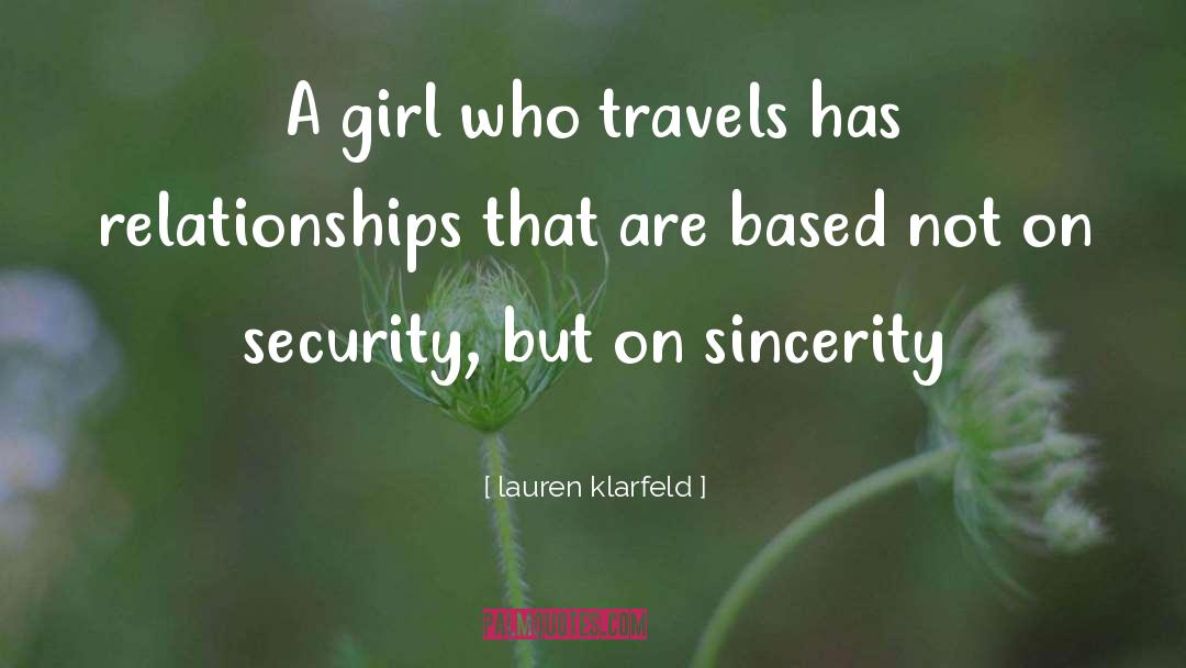 Traveling Abroad quotes by Lauren Klarfeld