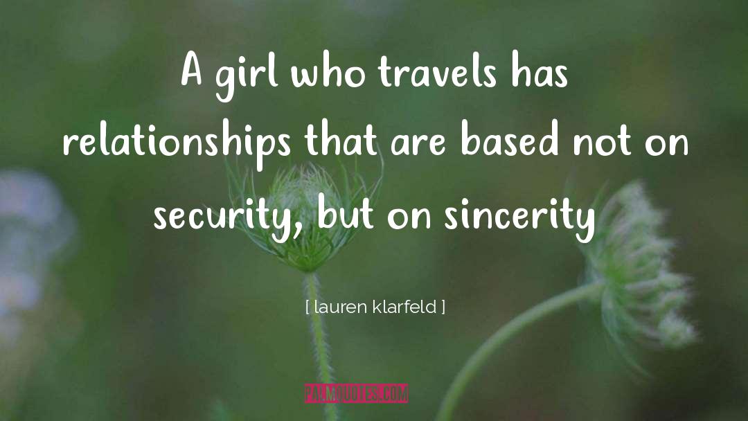 Traveling Alone quotes by Lauren Klarfeld