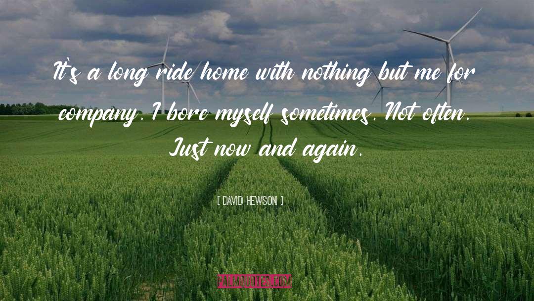Traveling Alone quotes by David Hewson