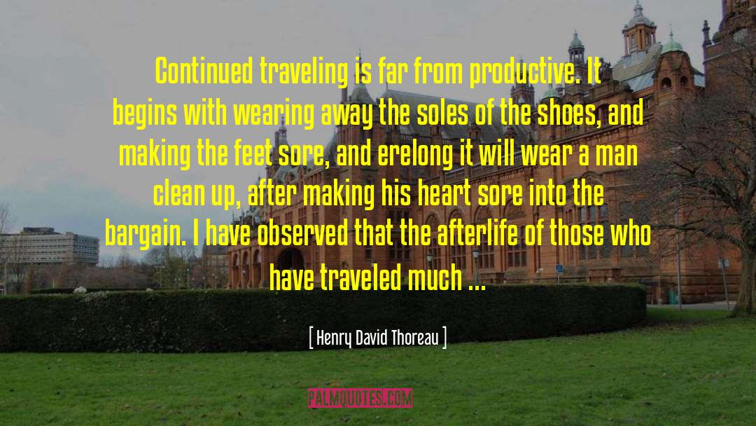 Traveling Pants quotes by Henry David Thoreau