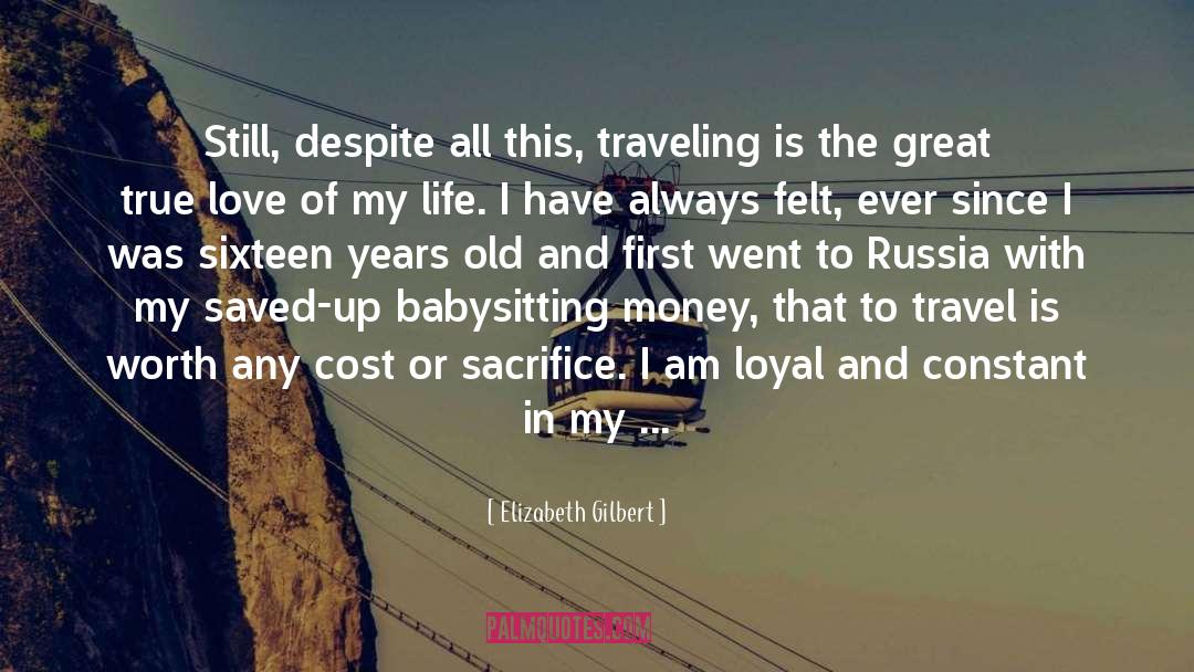 Traveling Pants quotes by Elizabeth Gilbert