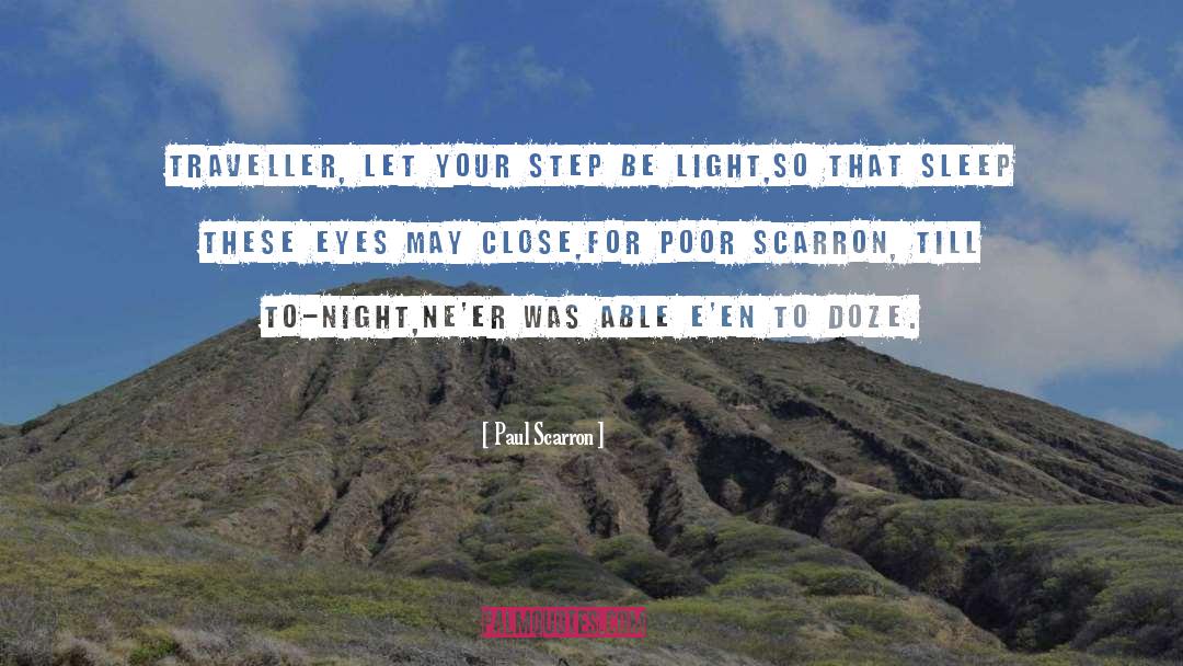 Traveller quotes by Paul Scarron