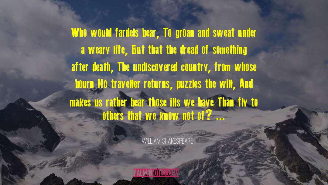 Traveller quotes by William Shakespeare