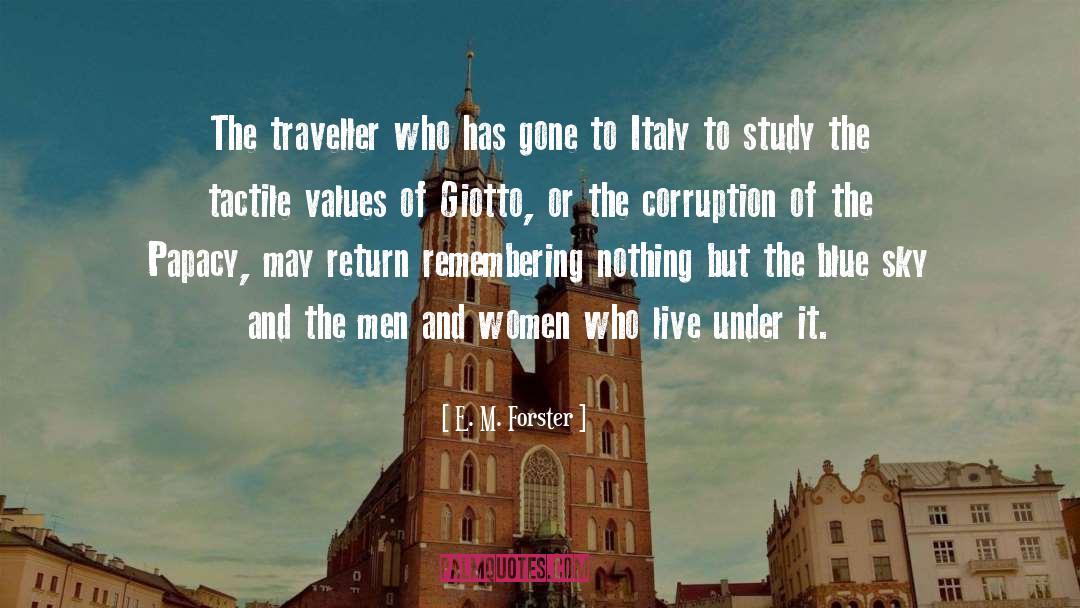 Traveller quotes by E. M. Forster