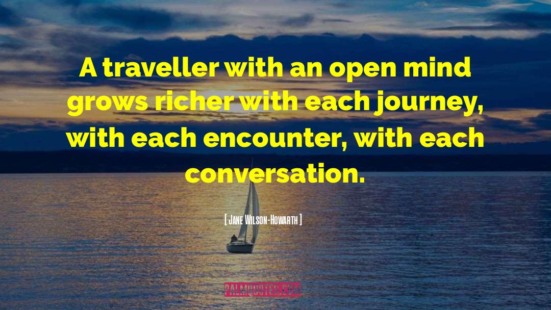 Traveller quotes by Jane Wilson-Howarth