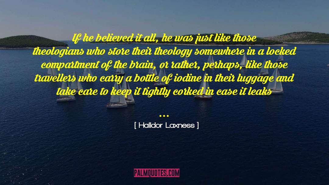 Travellers quotes by Halldor Laxness