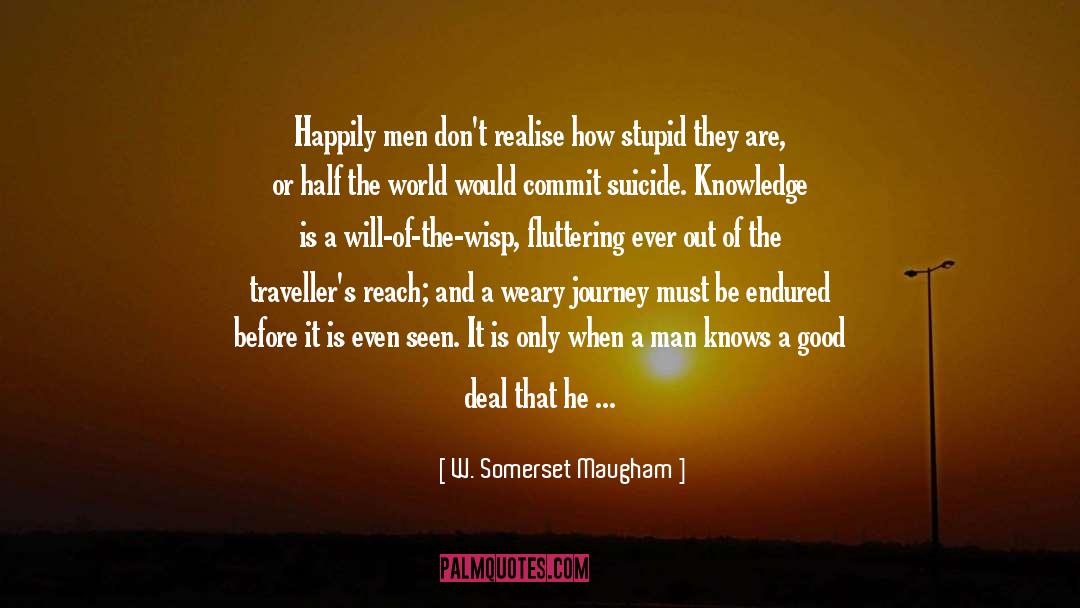 Travellers quotes by W. Somerset Maugham
