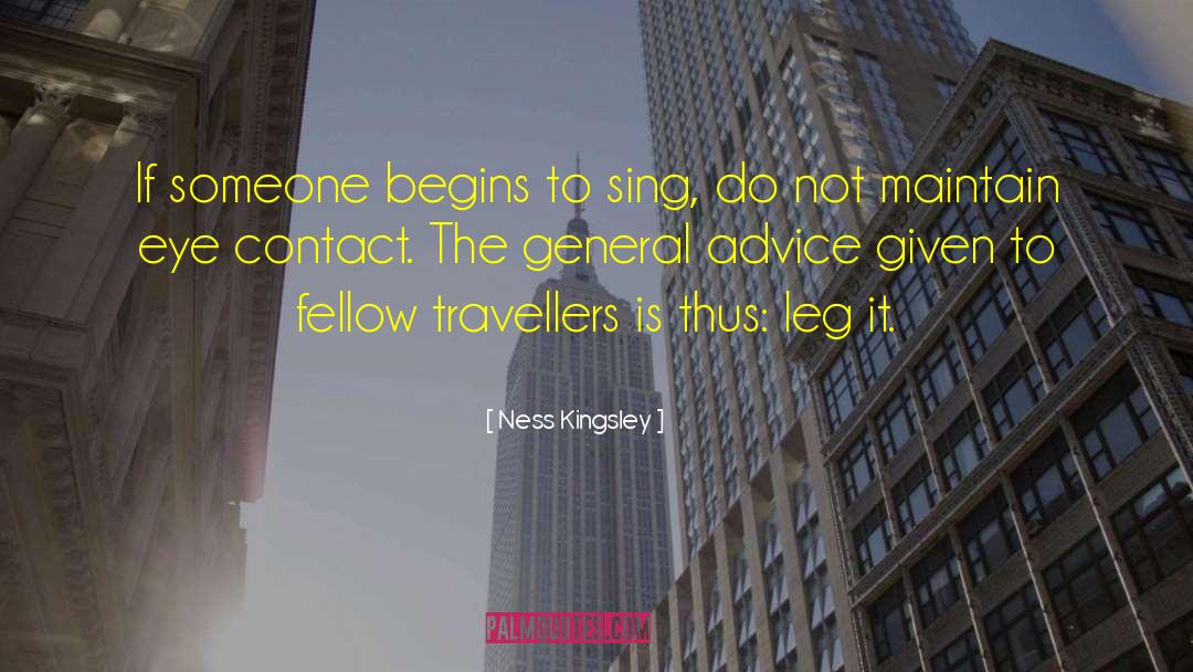 Travellers quotes by Ness Kingsley