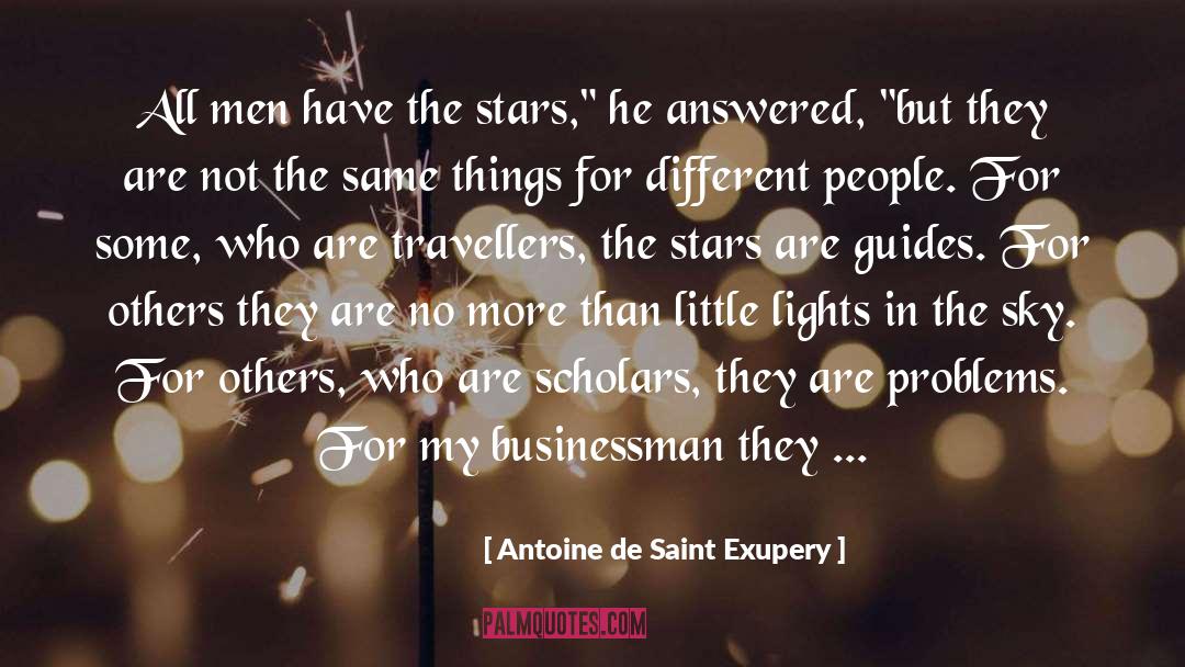 Travellers quotes by Antoine De Saint Exupery