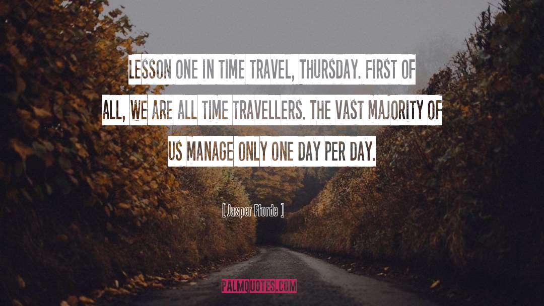 Travellers quotes by Jasper Fforde