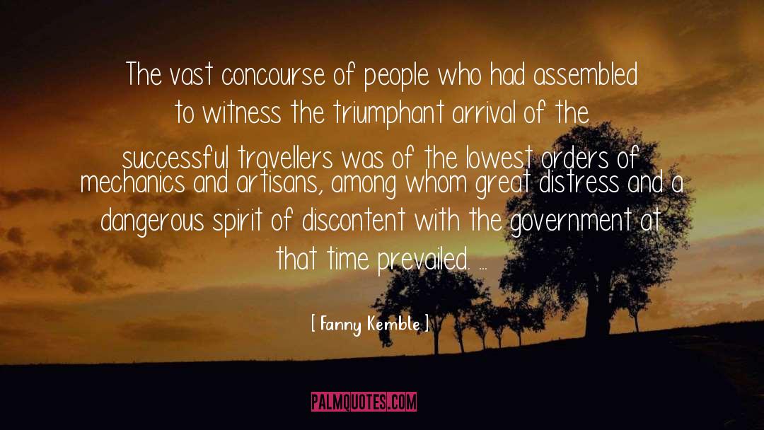 Travellers quotes by Fanny Kemble