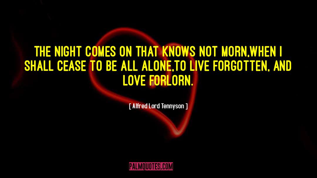 Travelling Alone quotes by Alfred Lord Tennyson