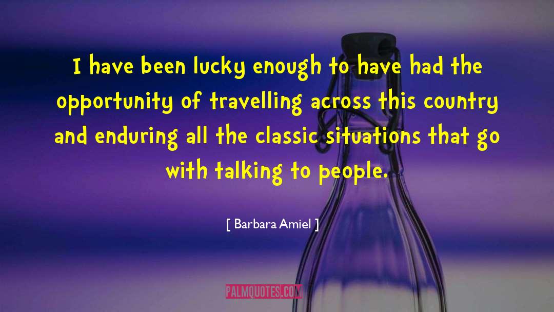 Travelling quotes by Barbara Amiel