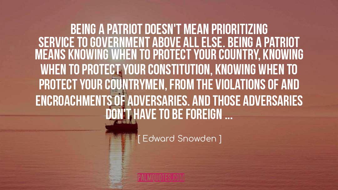 Travelling To A Foreign Country quotes by Edward Snowden