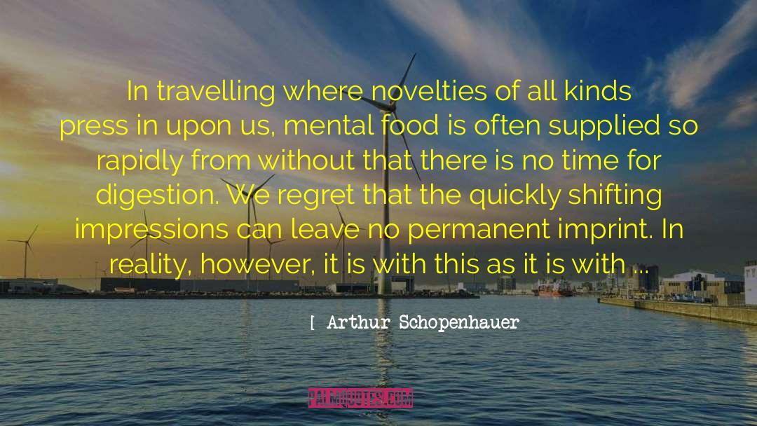 Travels Reading quotes by Arthur Schopenhauer