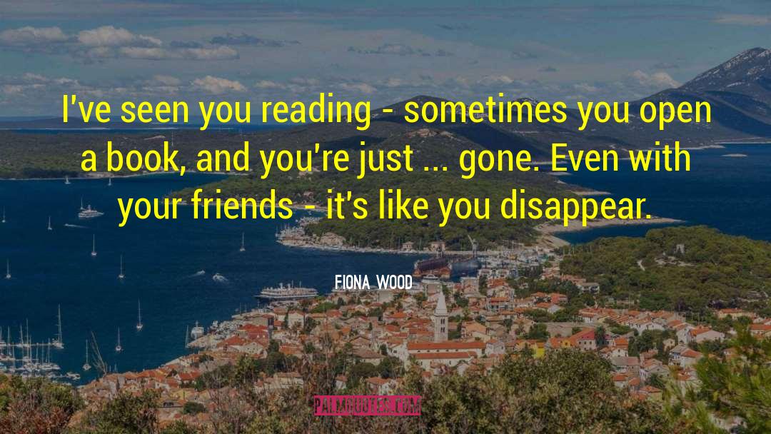 Travels Reading quotes by Fiona Wood