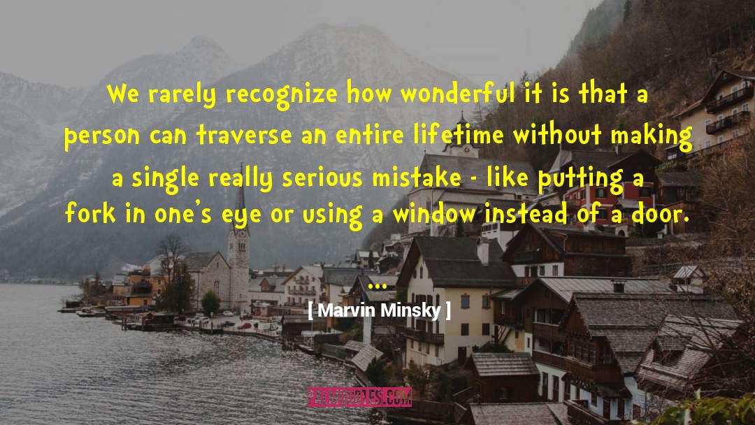 Traverse quotes by Marvin Minsky