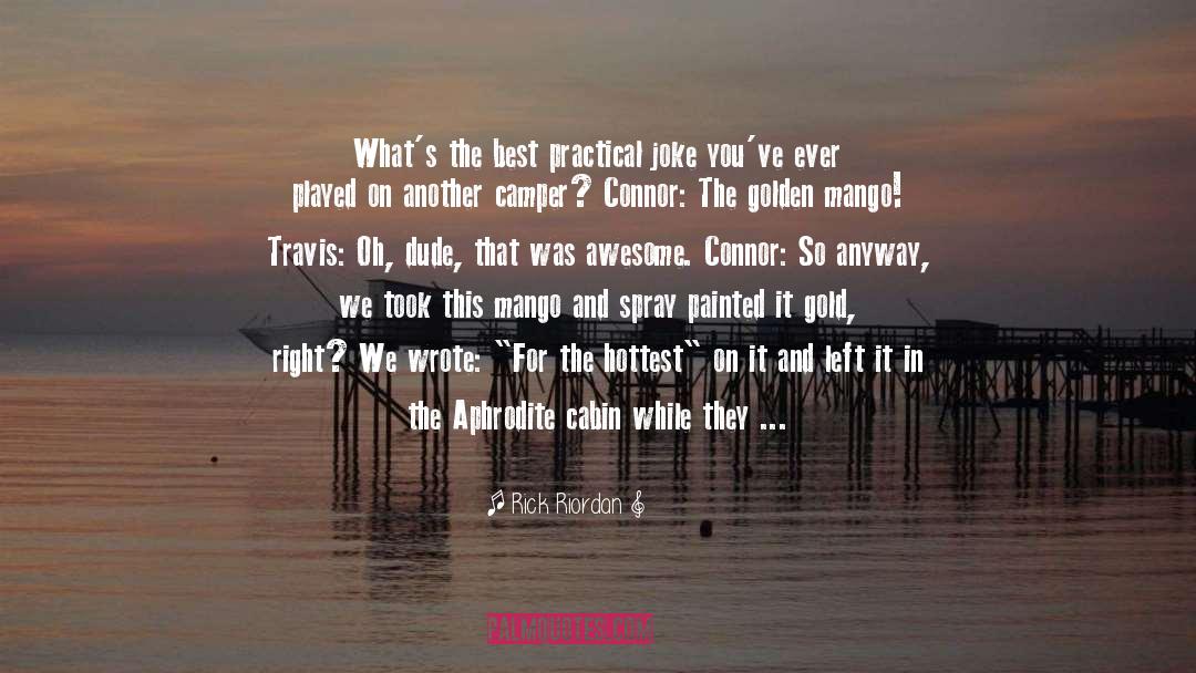 Travis Maddox quotes by Rick Riordan