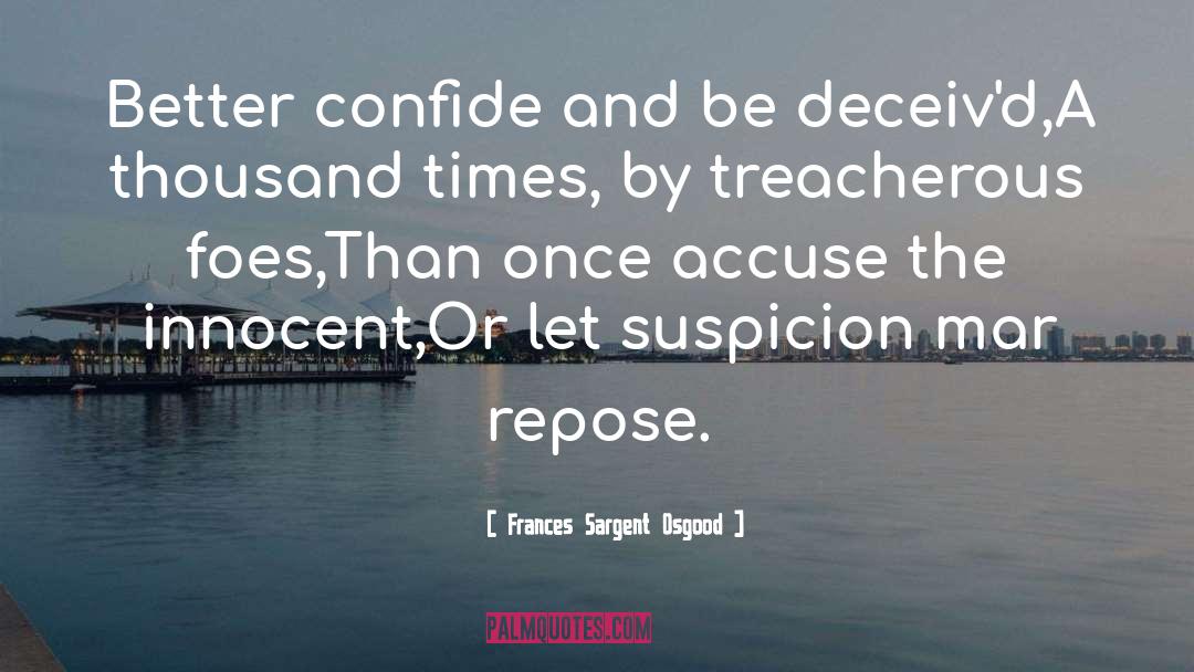 Treacherous quotes by Frances Sargent Osgood