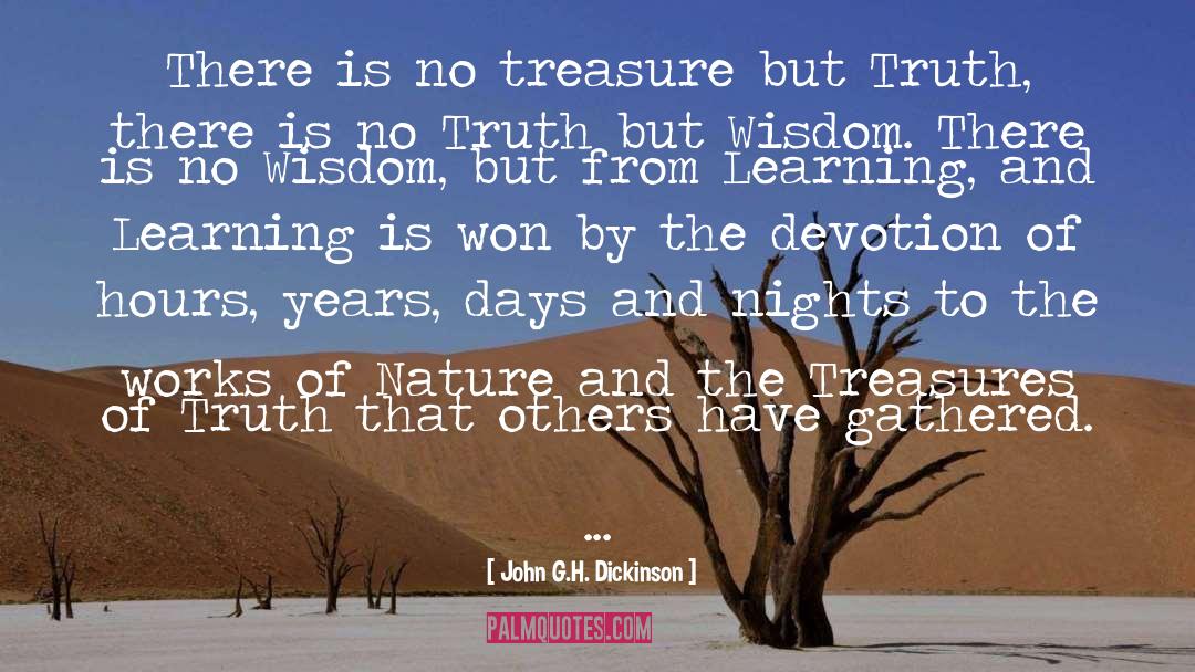 Treasure Self quotes by John G.H. Dickinson