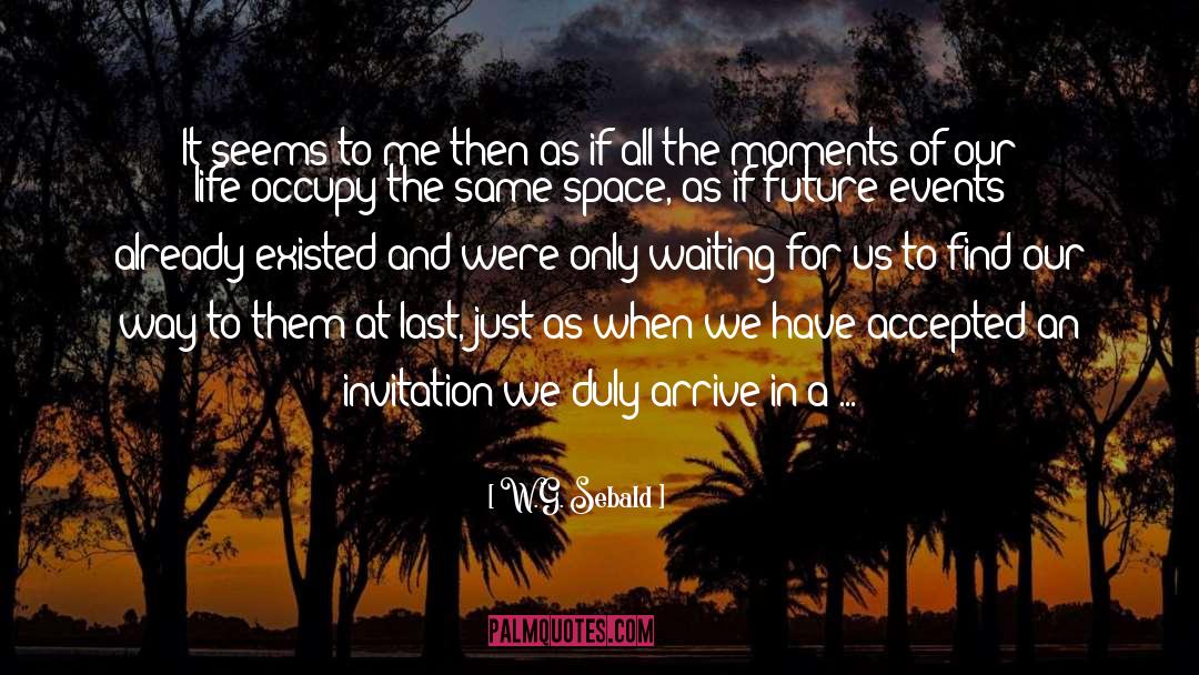 Treasured Moments quotes by W.G. Sebald