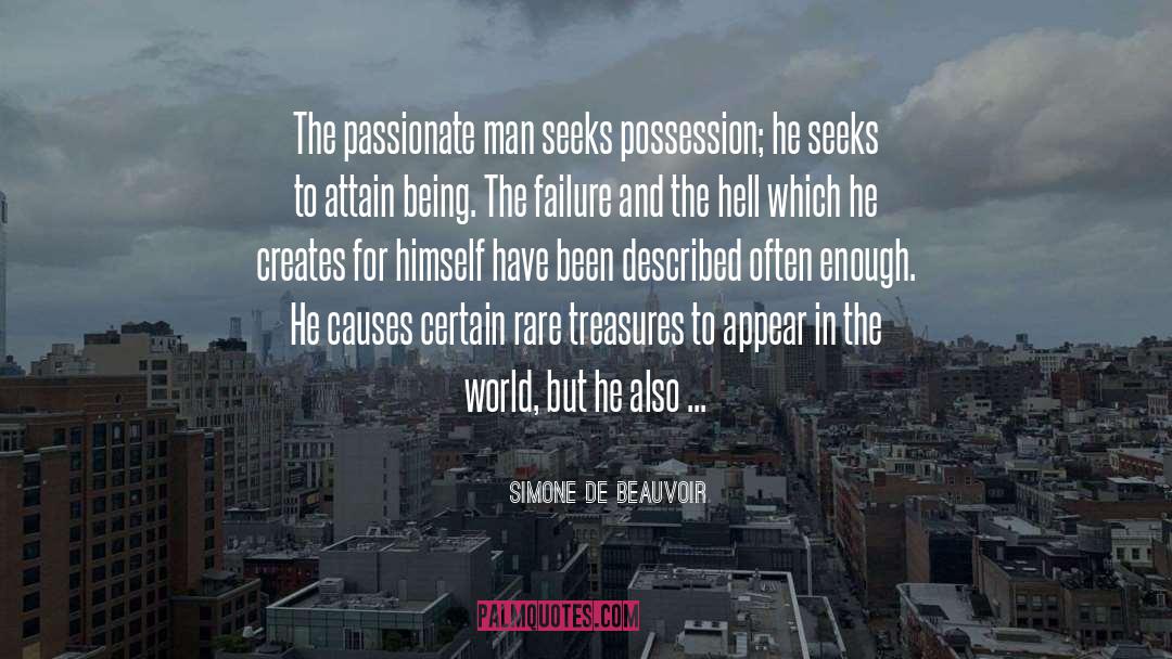 Treasures quotes by Simone De Beauvoir