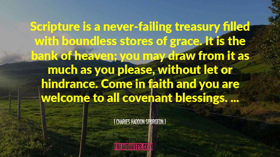 Treasury Bond quotes by Charles Haddon Spurgeon