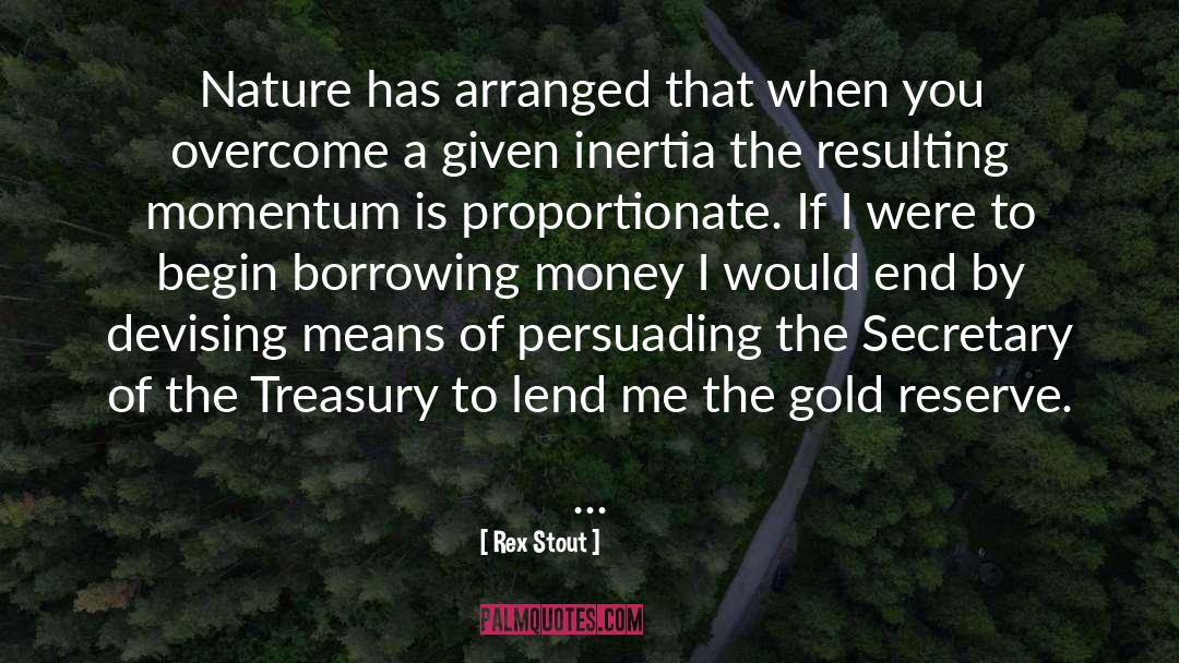 Treasury quotes by Rex Stout