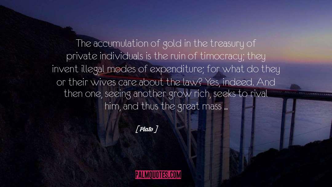 Treasury quotes by Plato