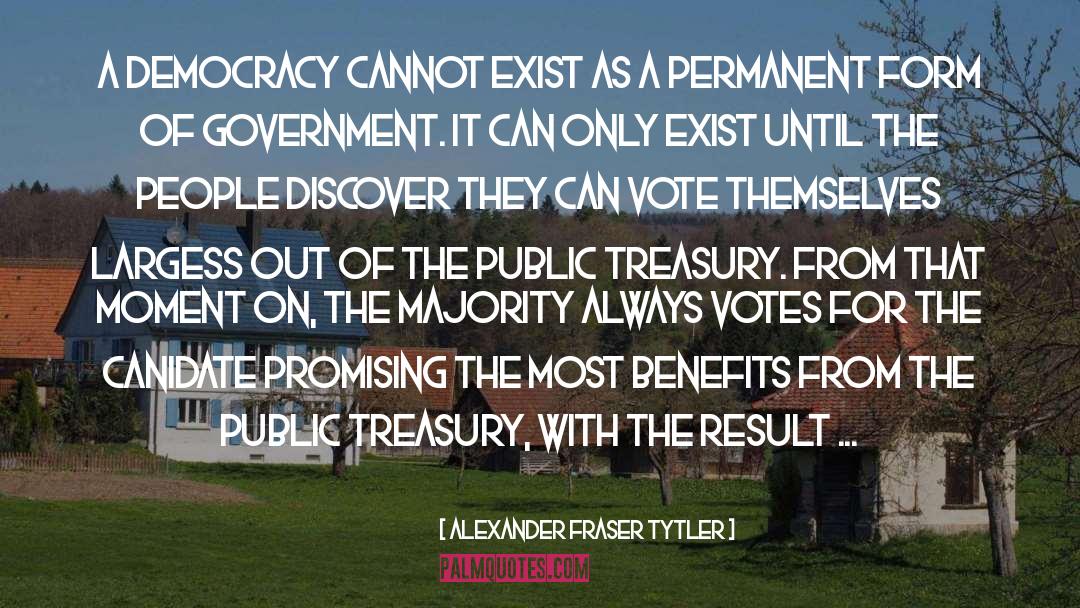 Treasury quotes by Alexander Fraser Tytler