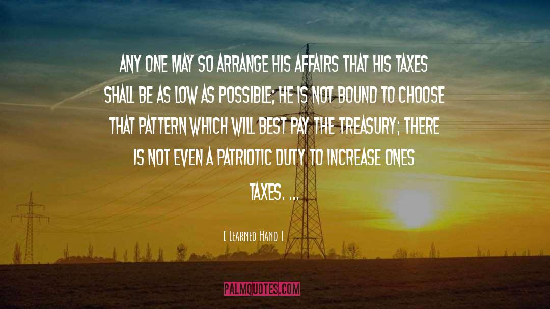 Treasury quotes by Learned Hand