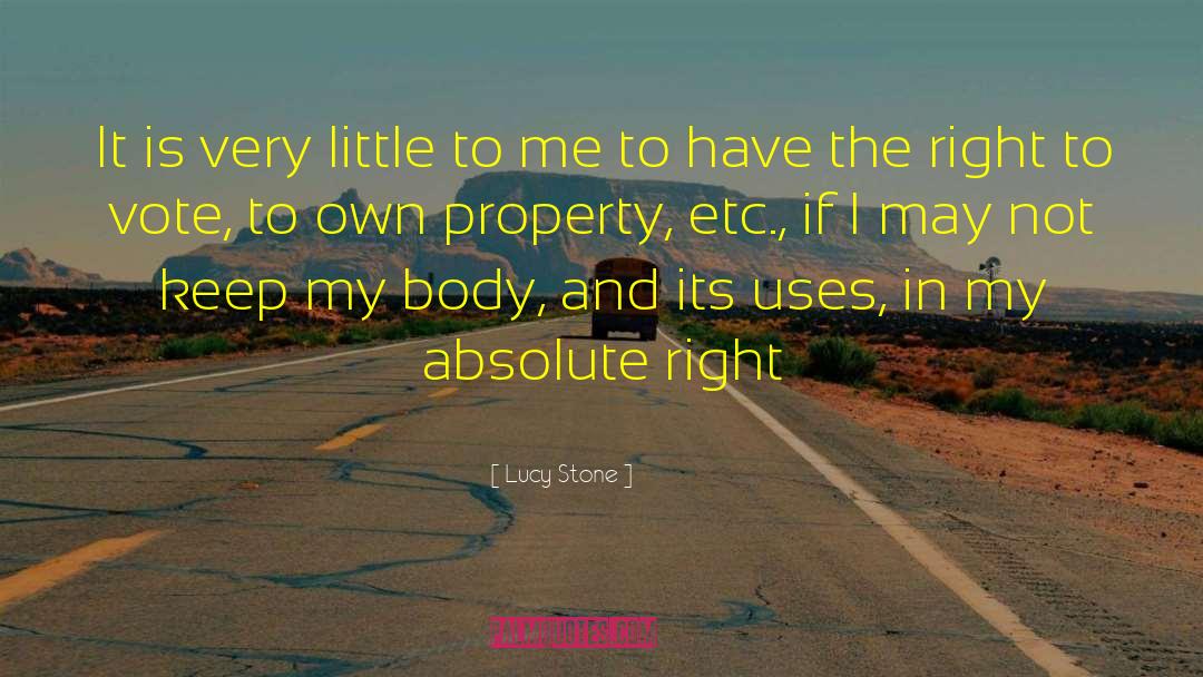 Treat Me Right quotes by Lucy Stone