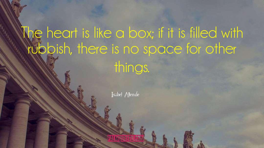 Treating Things Like Rubbish quotes by Isabel Allende