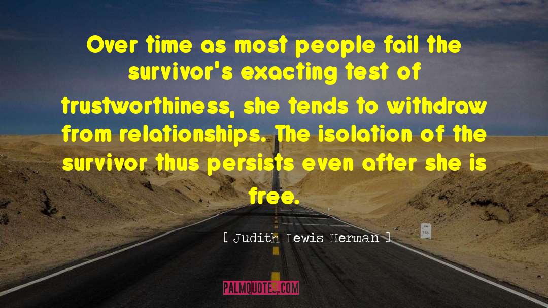 Treblinka Survivor quotes by Judith Lewis Herman