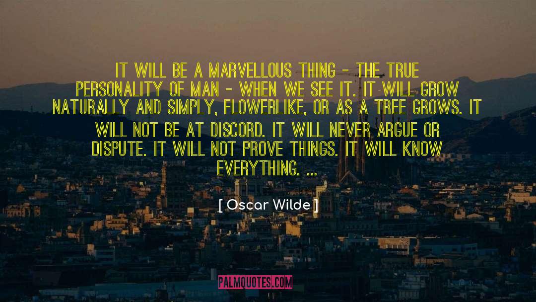 Tree Analogy quotes by Oscar Wilde