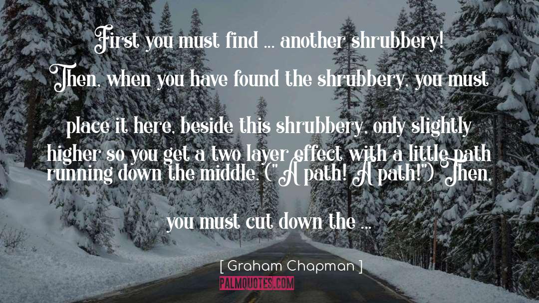 Tree Cutting quotes by Graham Chapman