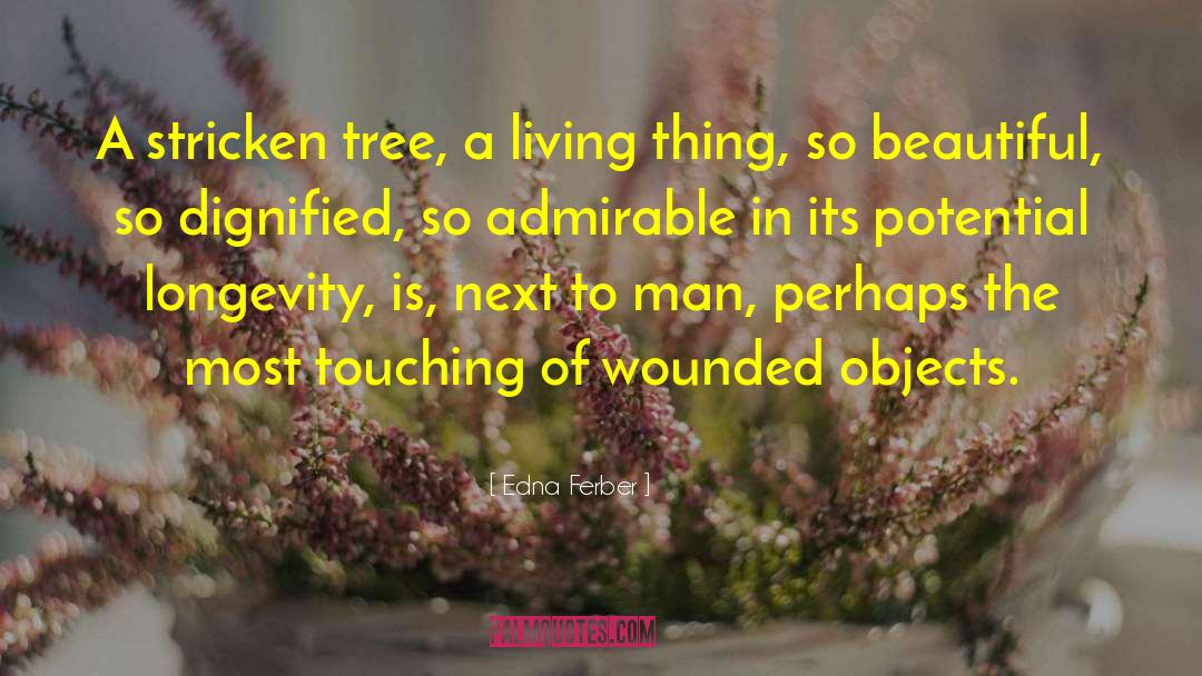 Tree Hugging quotes by Edna Ferber