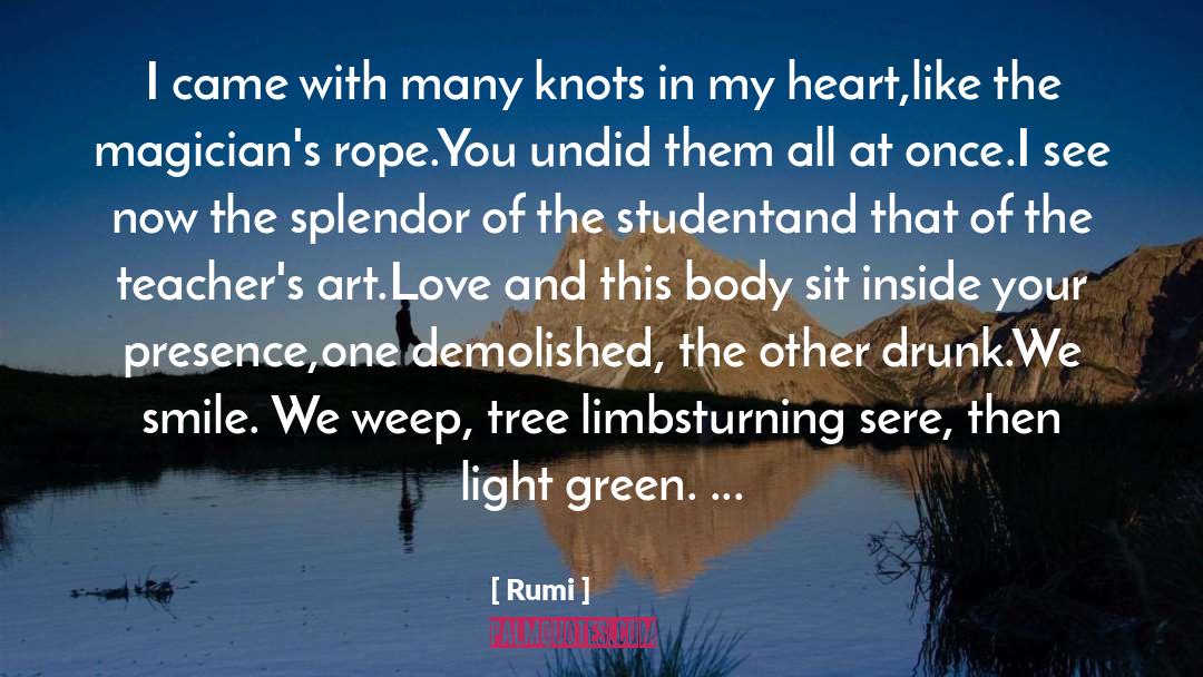 Tree Limbs quotes by Rumi