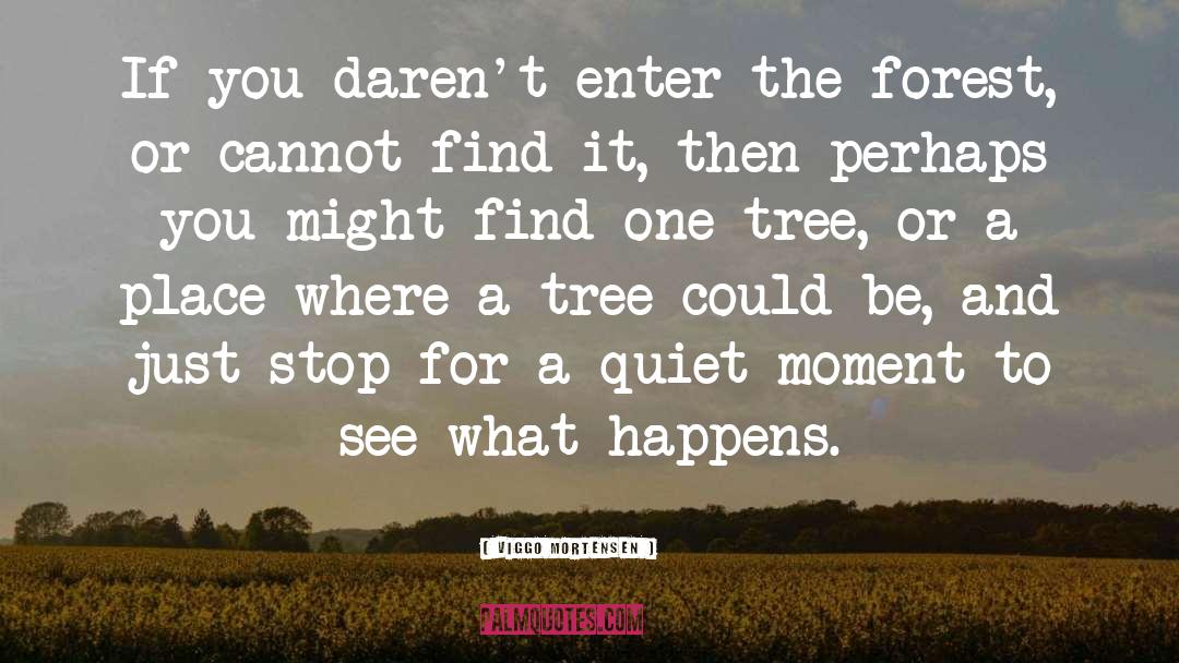Tree Meditation quotes by Viggo Mortensen
