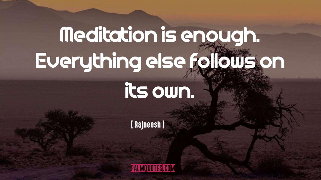 Tree Meditation quotes by Rajneesh
