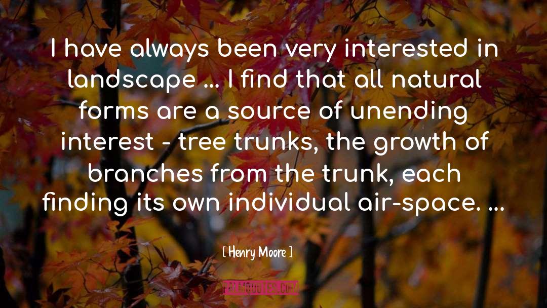 Tree Trunks quotes by Henry Moore