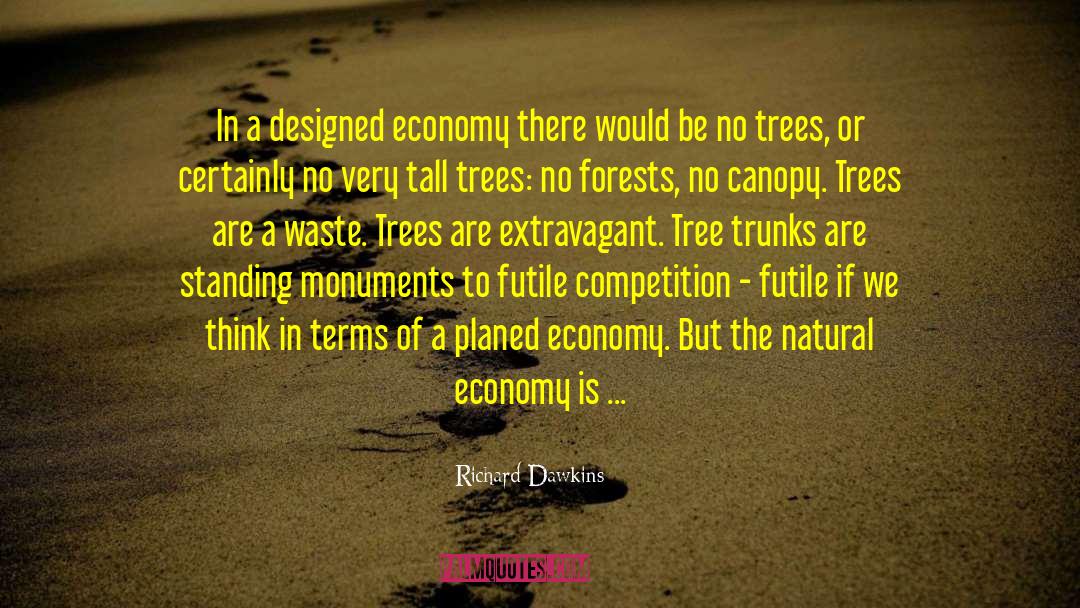 Tree Trunks quotes by Richard Dawkins