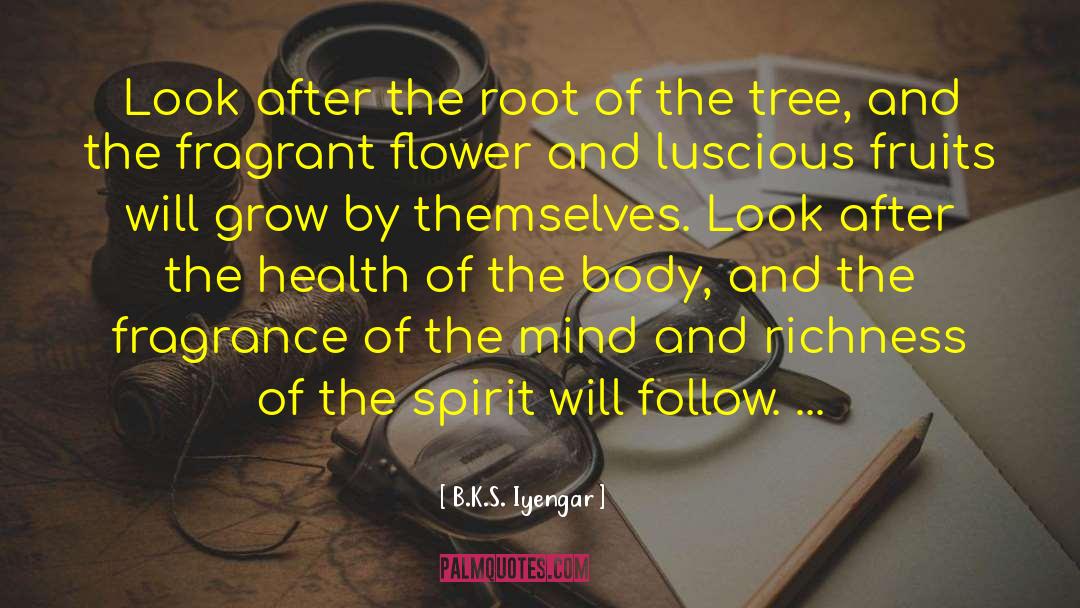 Tree Trunks quotes by B.K.S. Iyengar