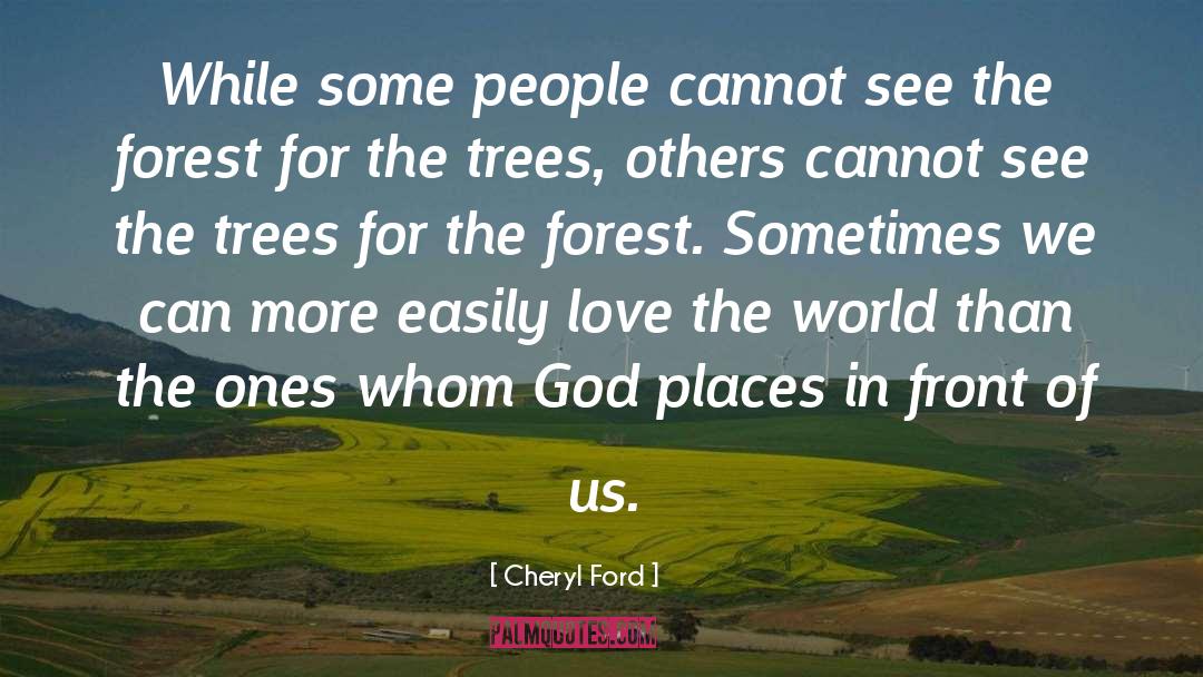 Trees Matter quotes by Cheryl Ford