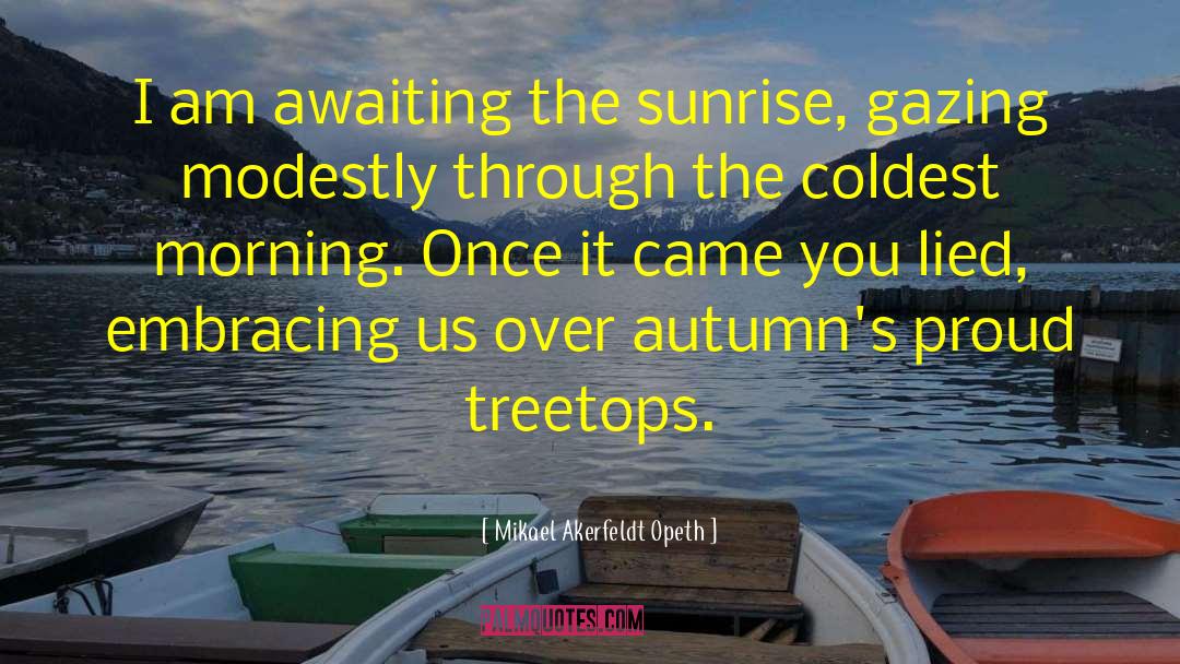 Treetops quotes by Mikael Akerfeldt Opeth