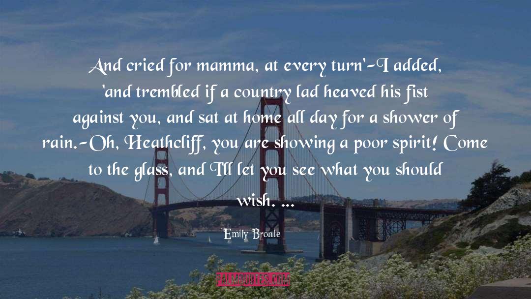 Trembled quotes by Emily Bronte